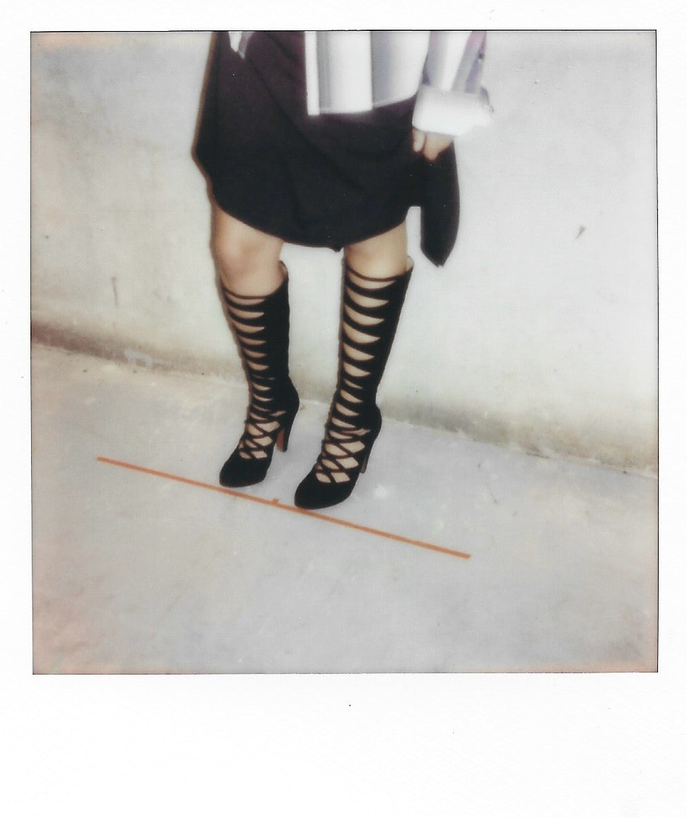ALAIA GLADIATOR BOOTS