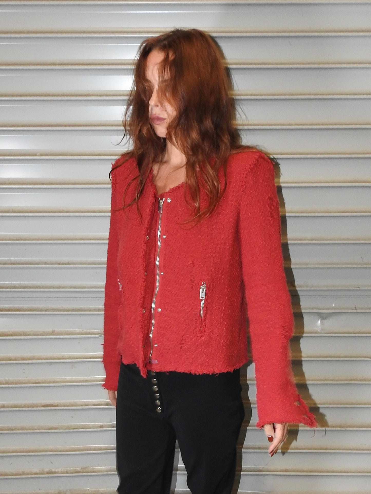 IRO DISTRESSED JACKET