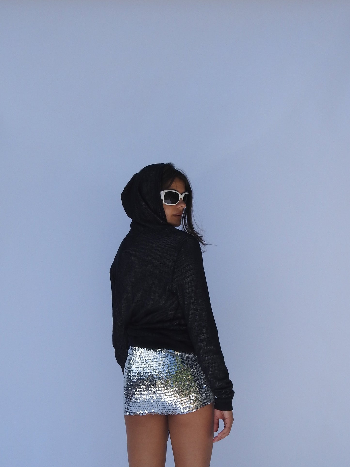 ARTHUR GALAN MESH HOODIE