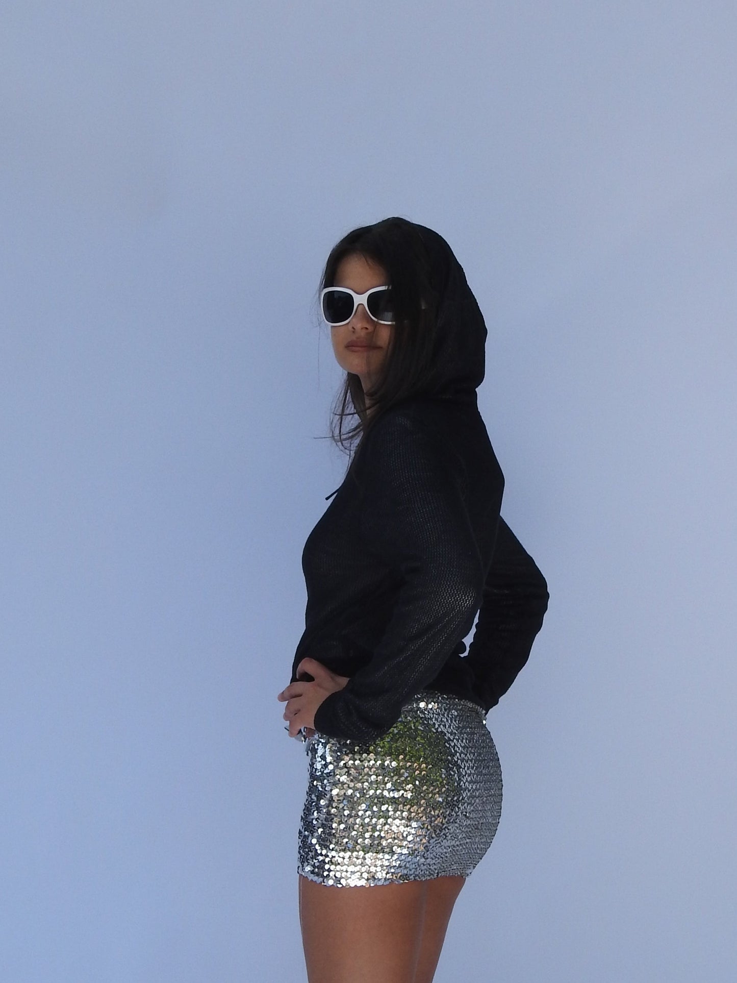 ARTHUR GALAN MESH HOODIE
