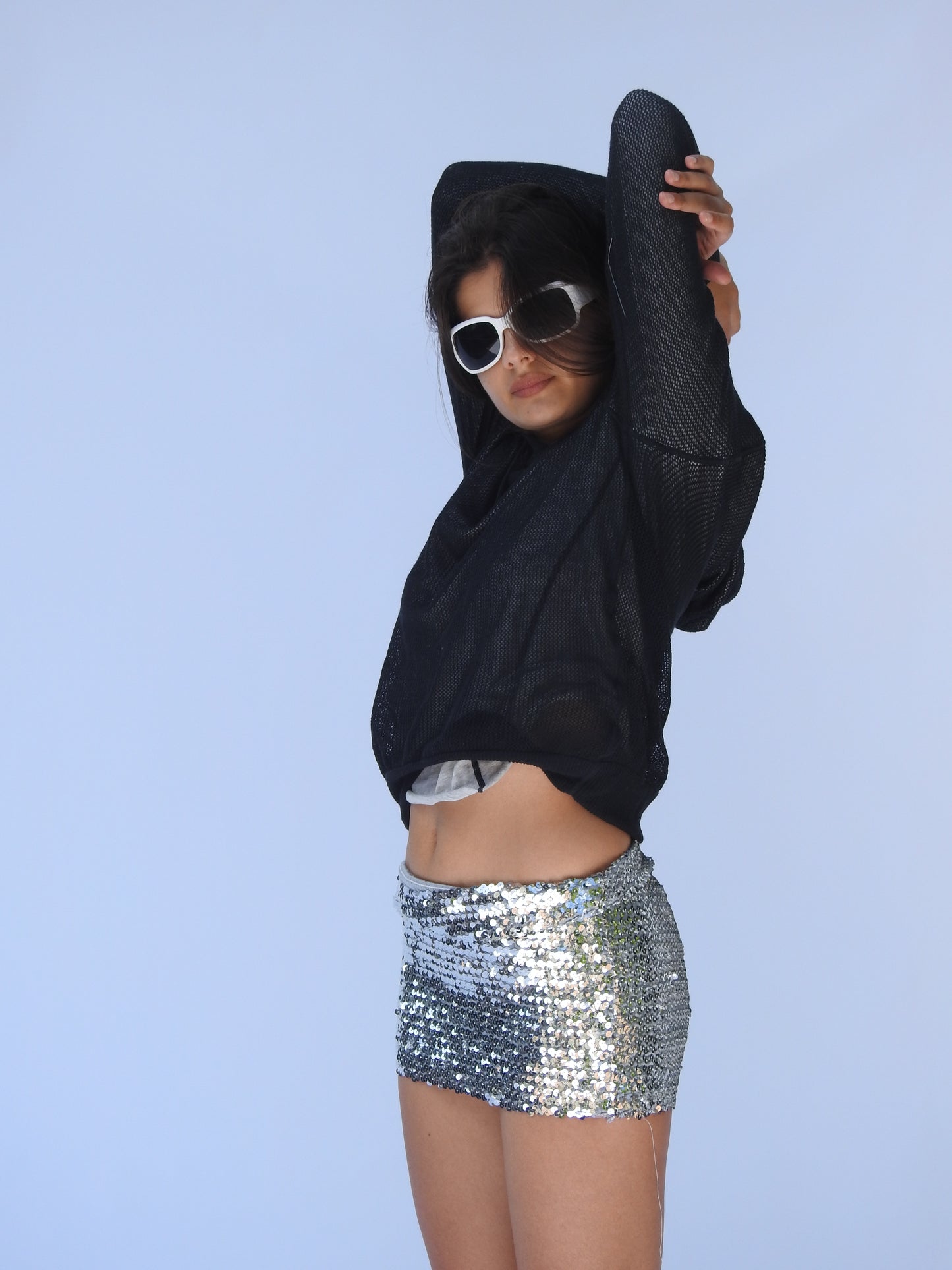 ARTHUR GALAN MESH HOODIE