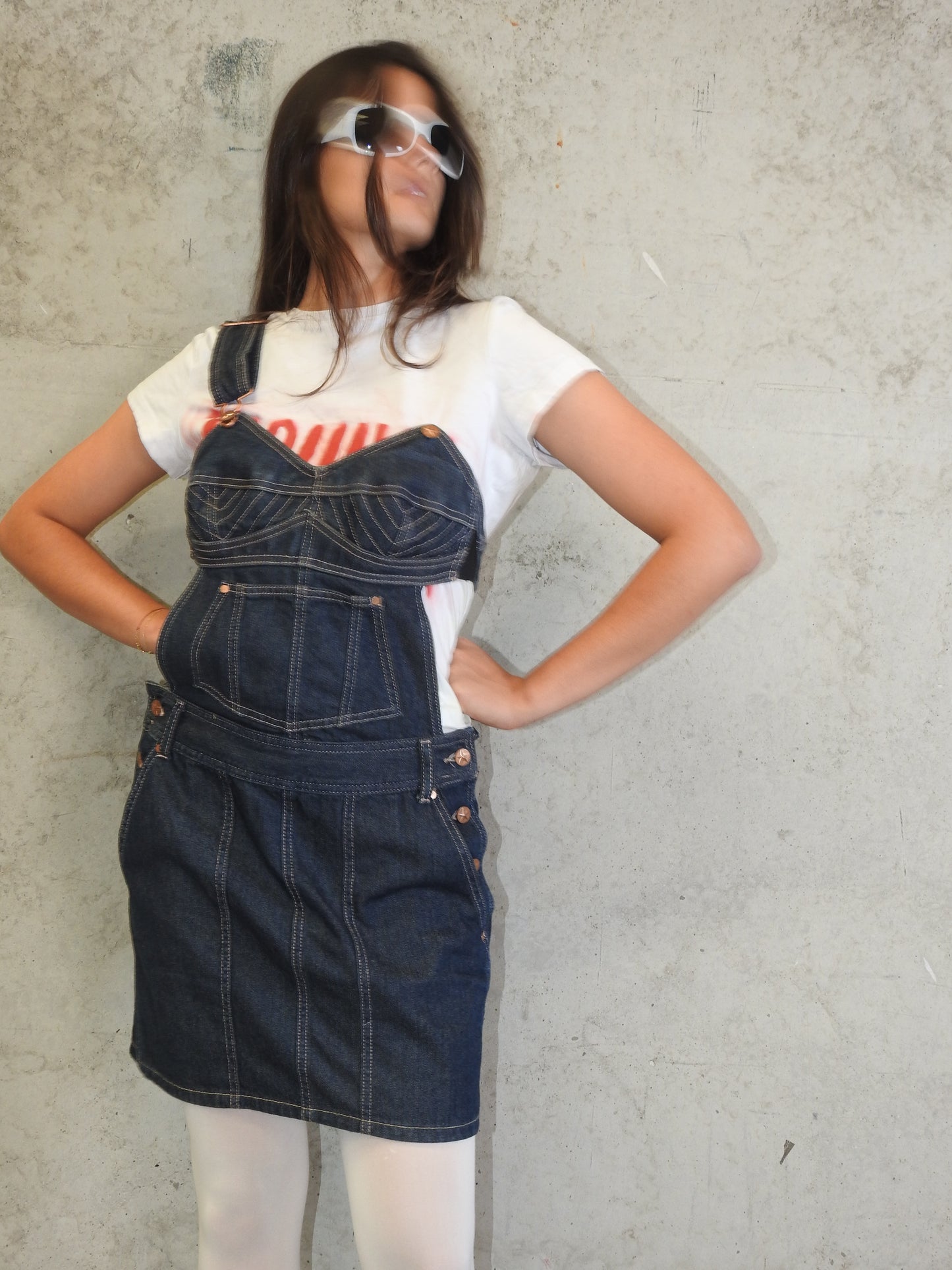 JEAN PAUL GUALTIER X TARGET DUNGAREE DRESS
