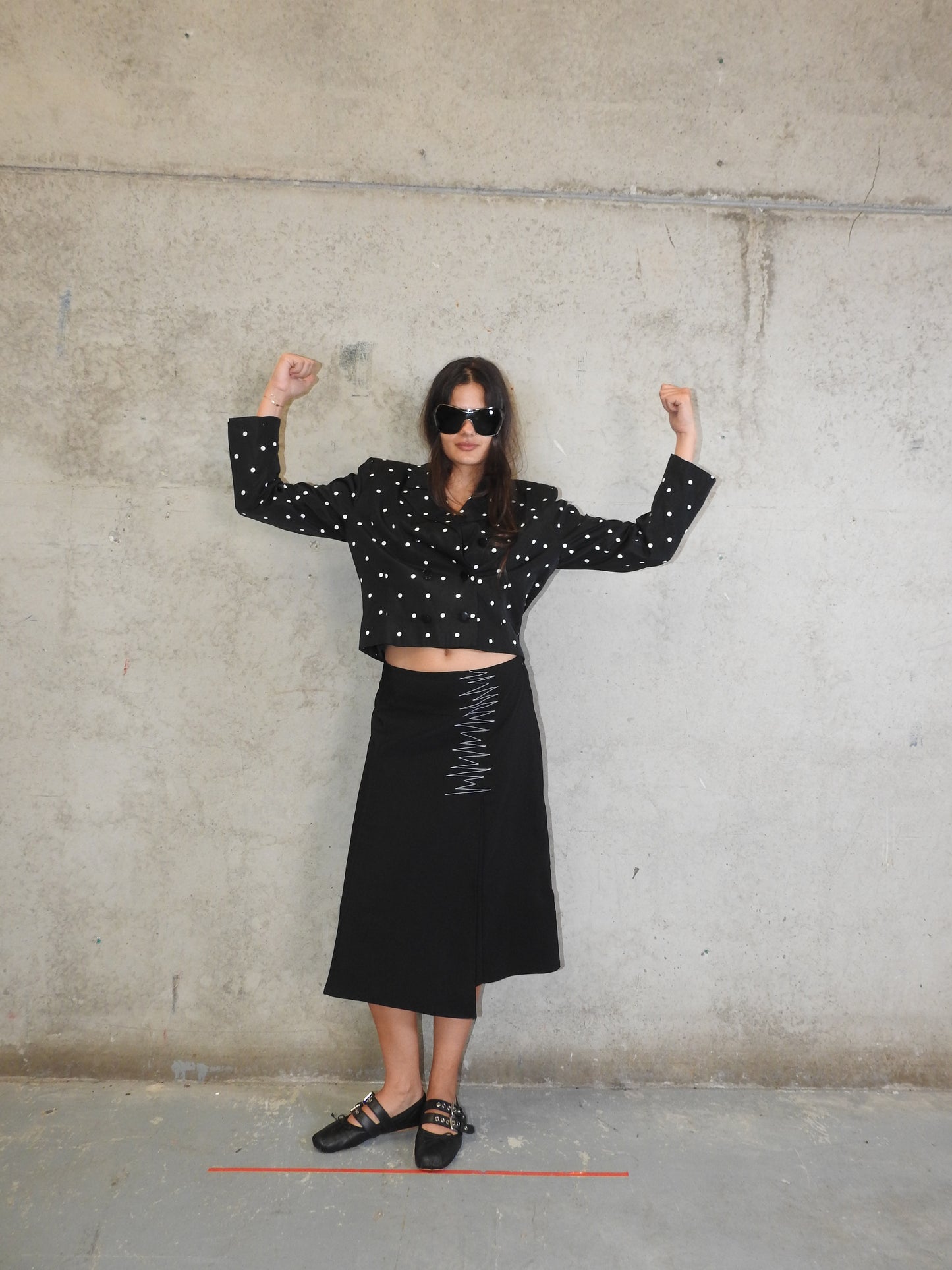 POLKA DOT BLAZER