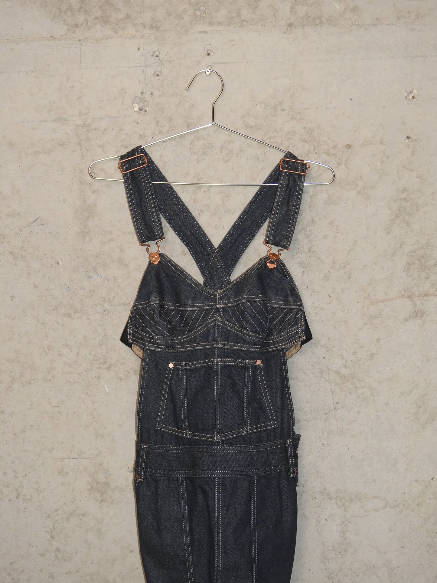 JEAN PAUL GUALTIER X TARGET DUNGAREE DRESS