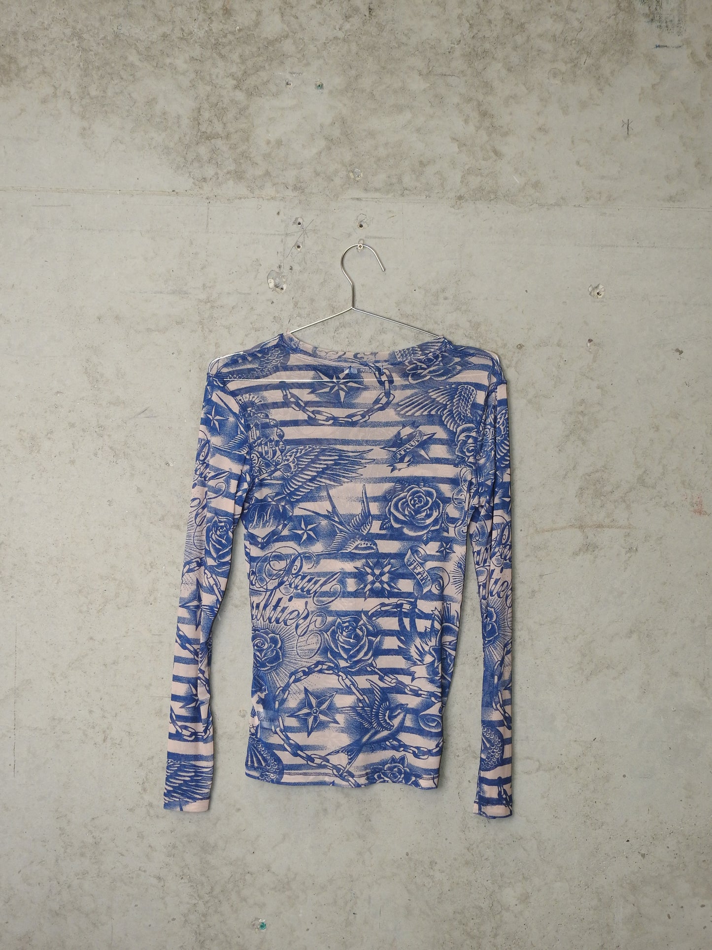 JPG X TARGET TATTOO MESH TOP