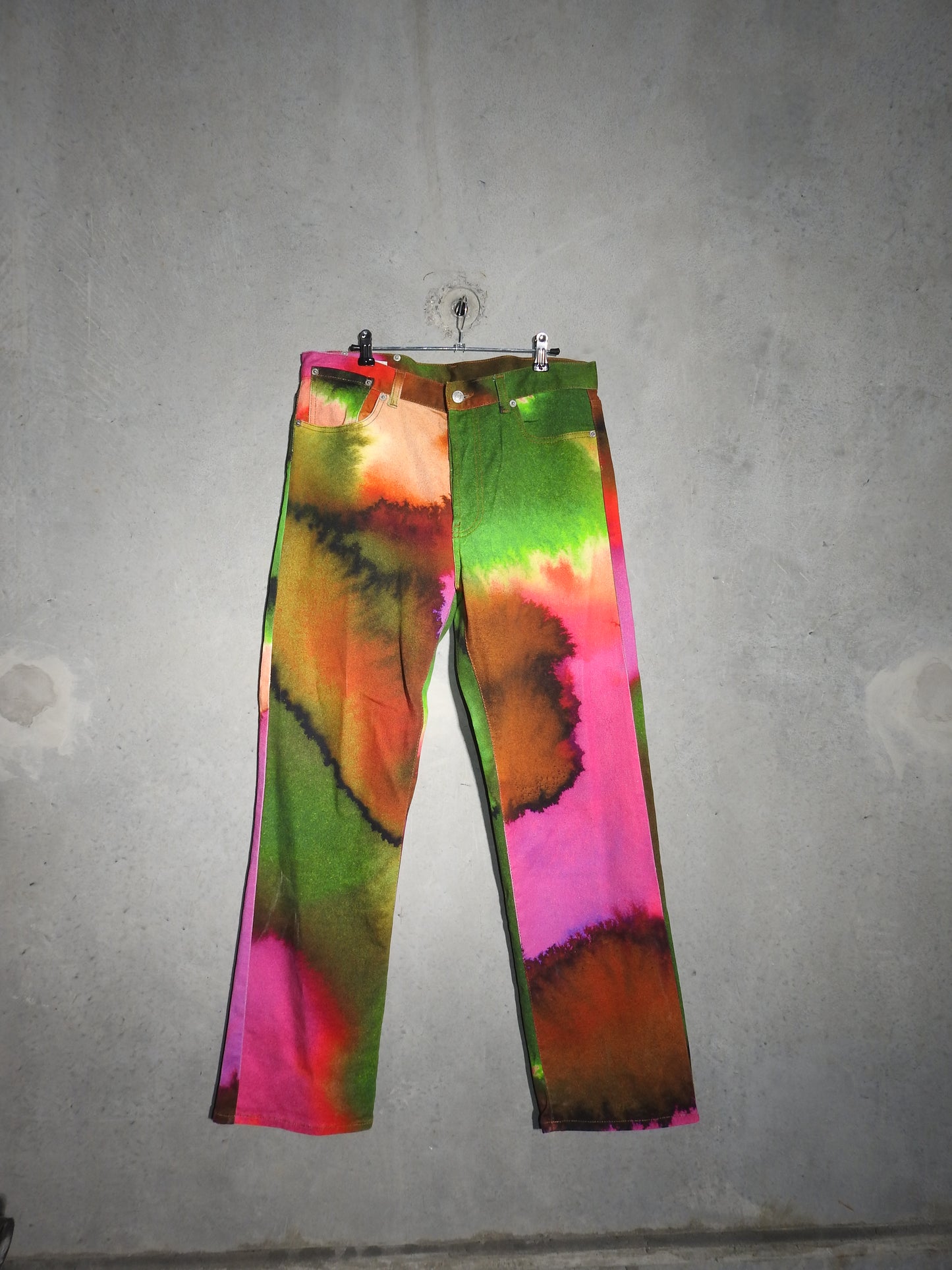 DRIES VAN NOTEN TIE DYE JEANS
