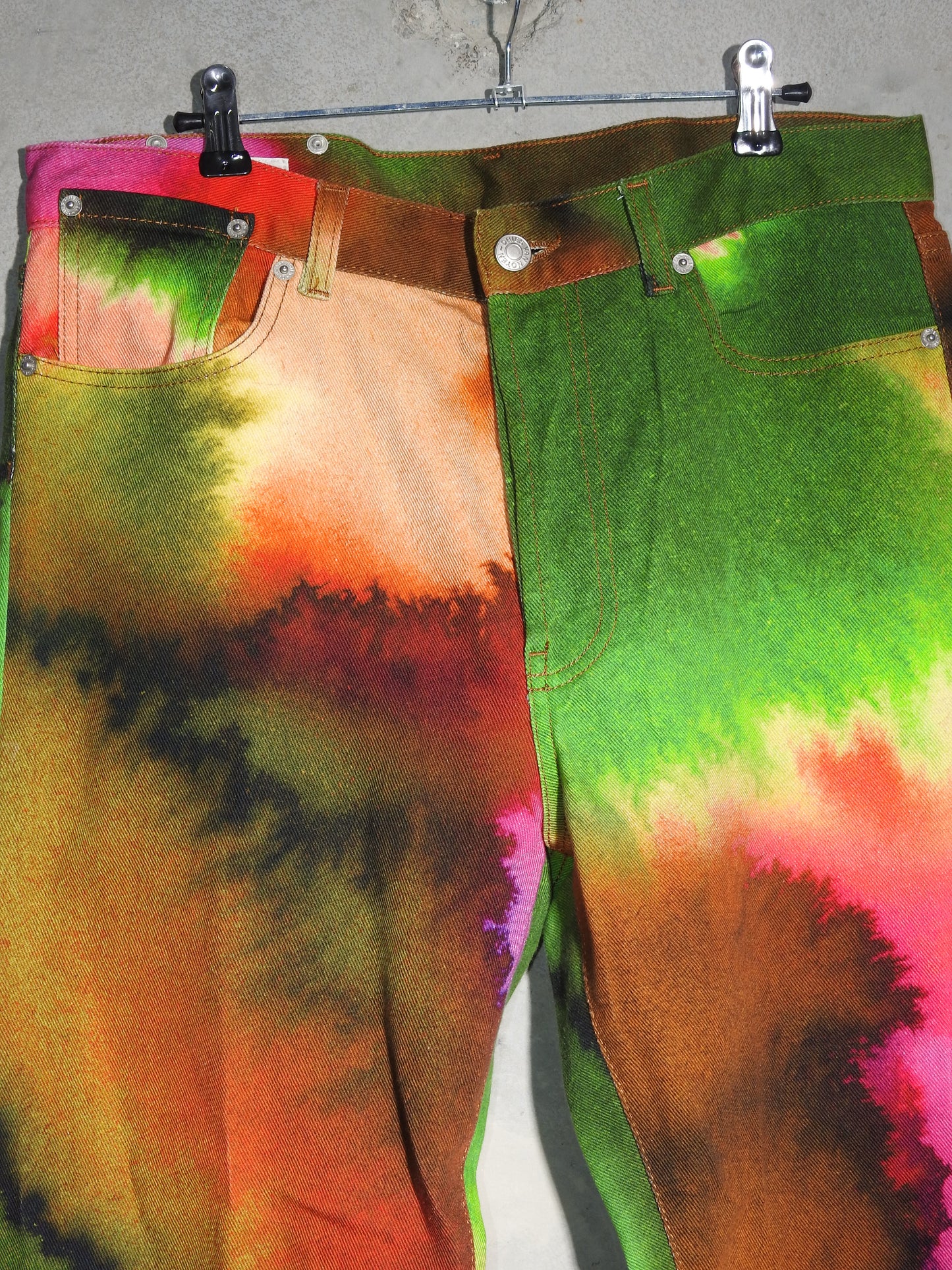 DRIES VAN NOTEN TIE DYE JEANS