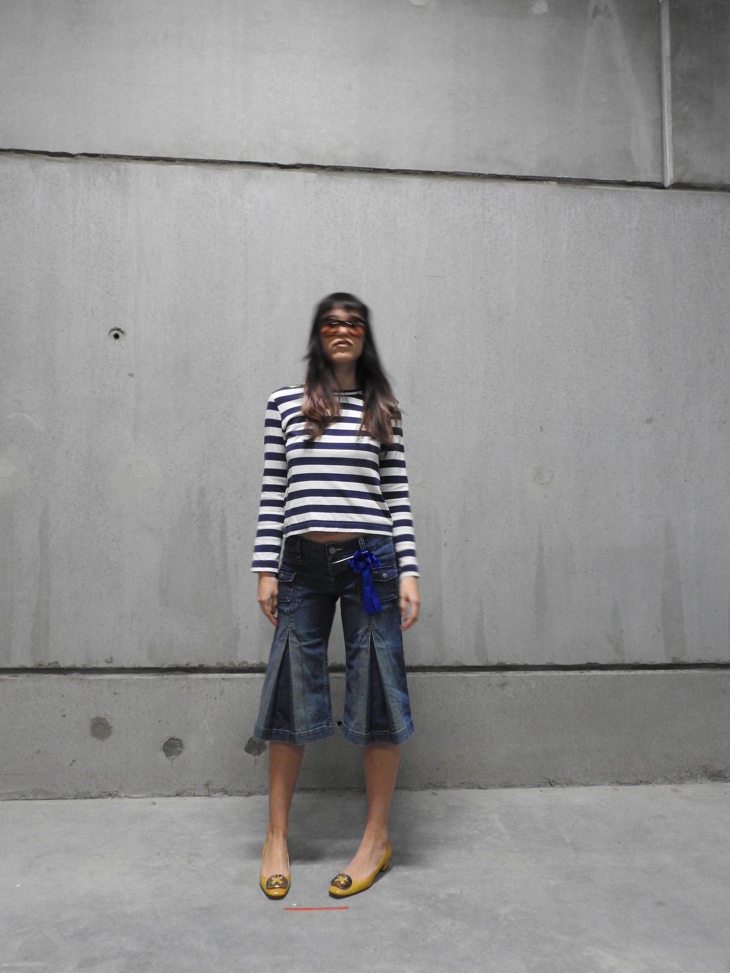 COMME DES GARCONS PINSTRIPE LONGSLEEVE