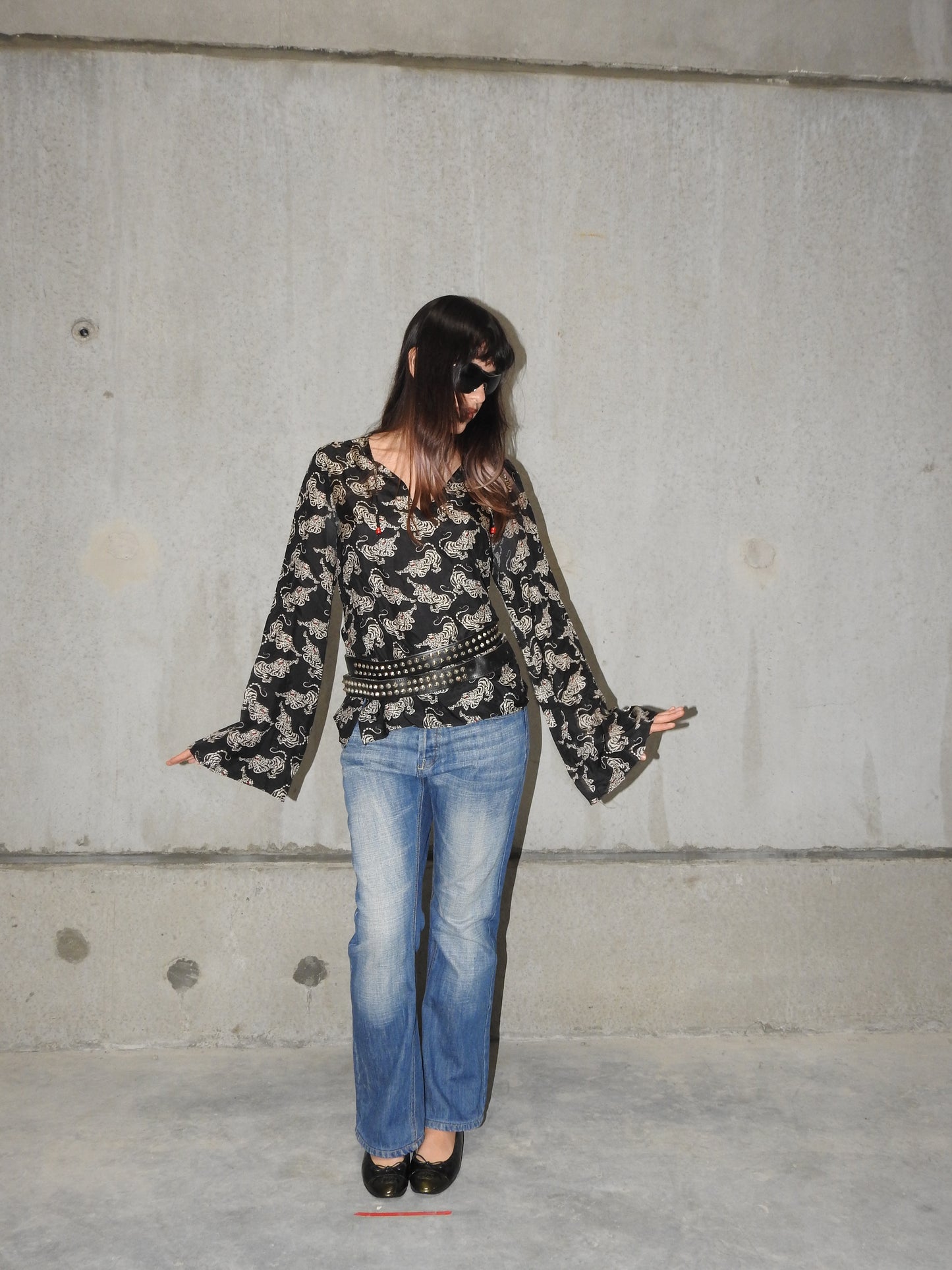 CHLOE TIGER BLOUSE