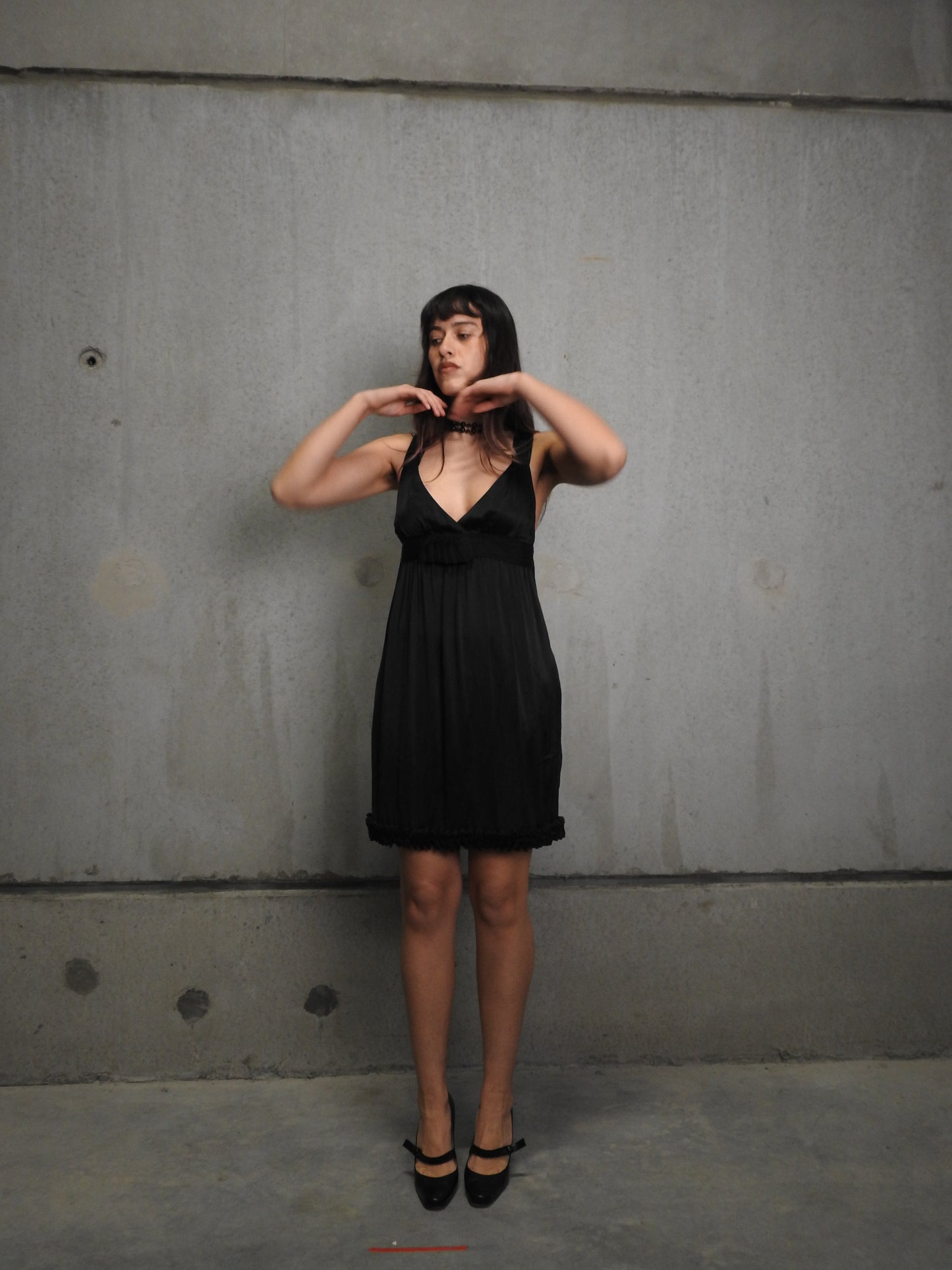 CHLOE RUFFLE DRESS