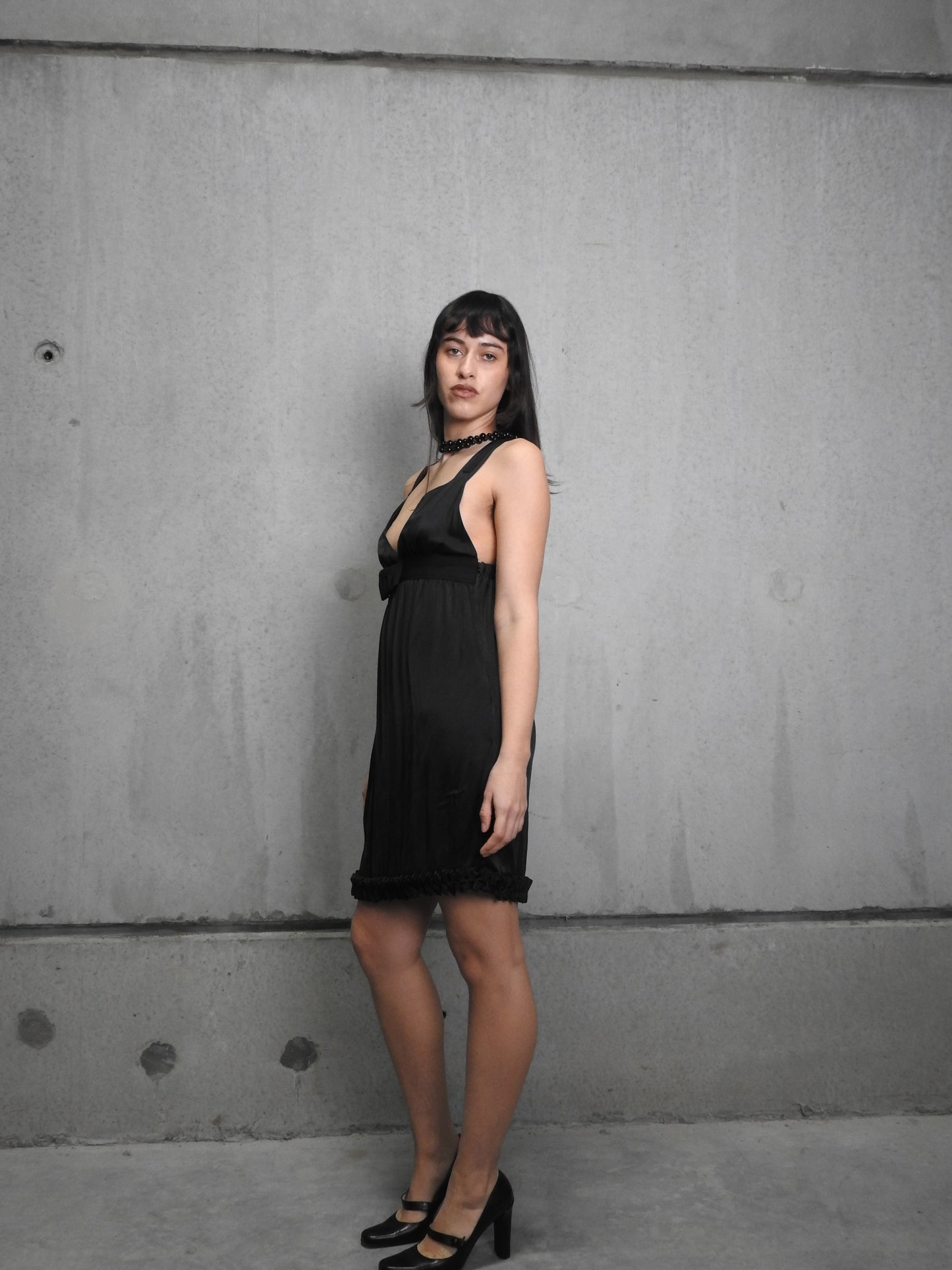 CHLOE RUFFLE DRESS