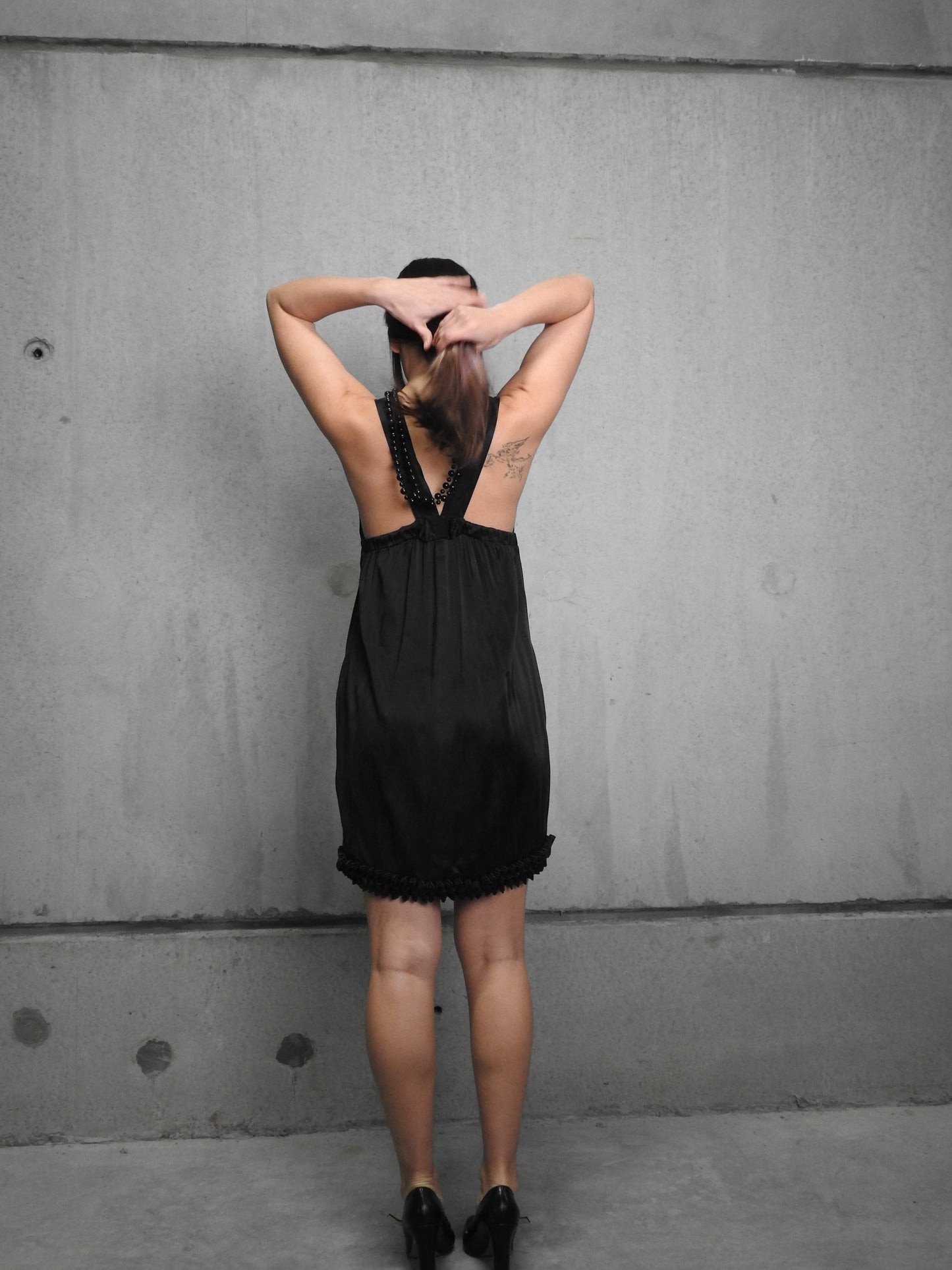 CHLOE RUFFLE DRESS
