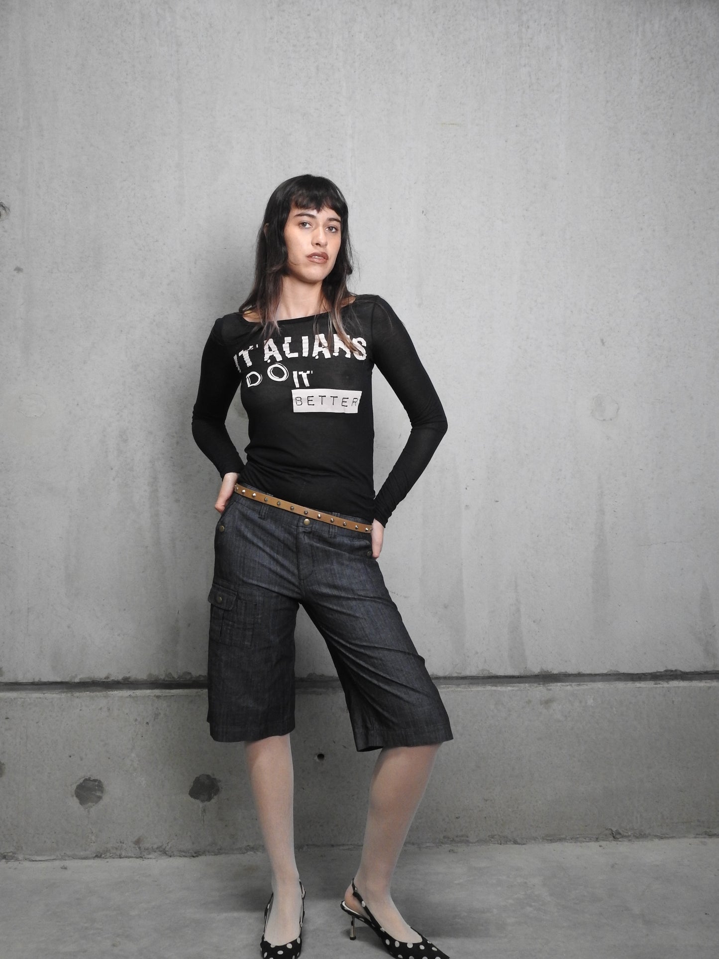 D&G 'ITALIANS DO IT BETTER' LONGSLEEVE