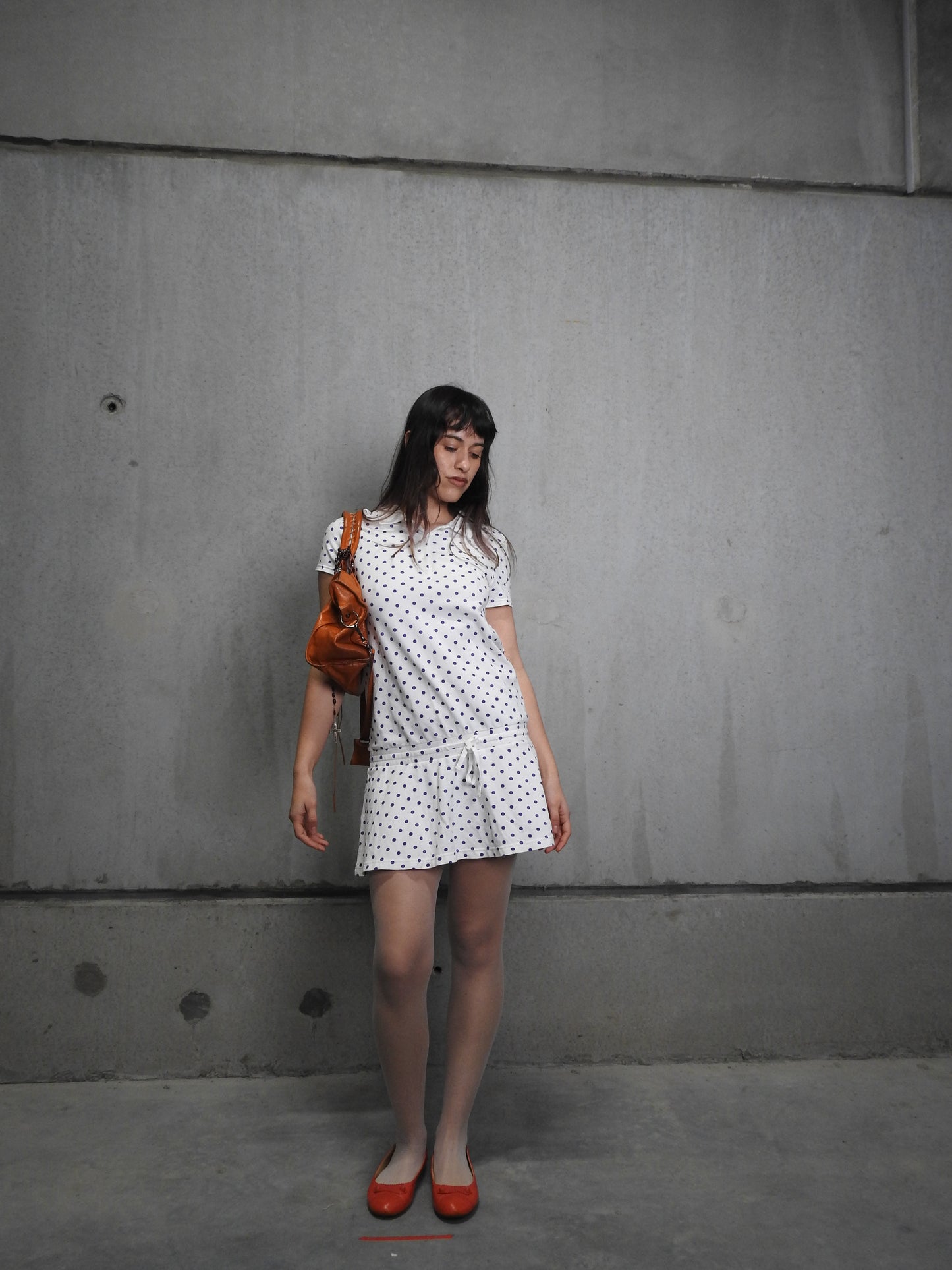 LACOSTE POLKA DRESS