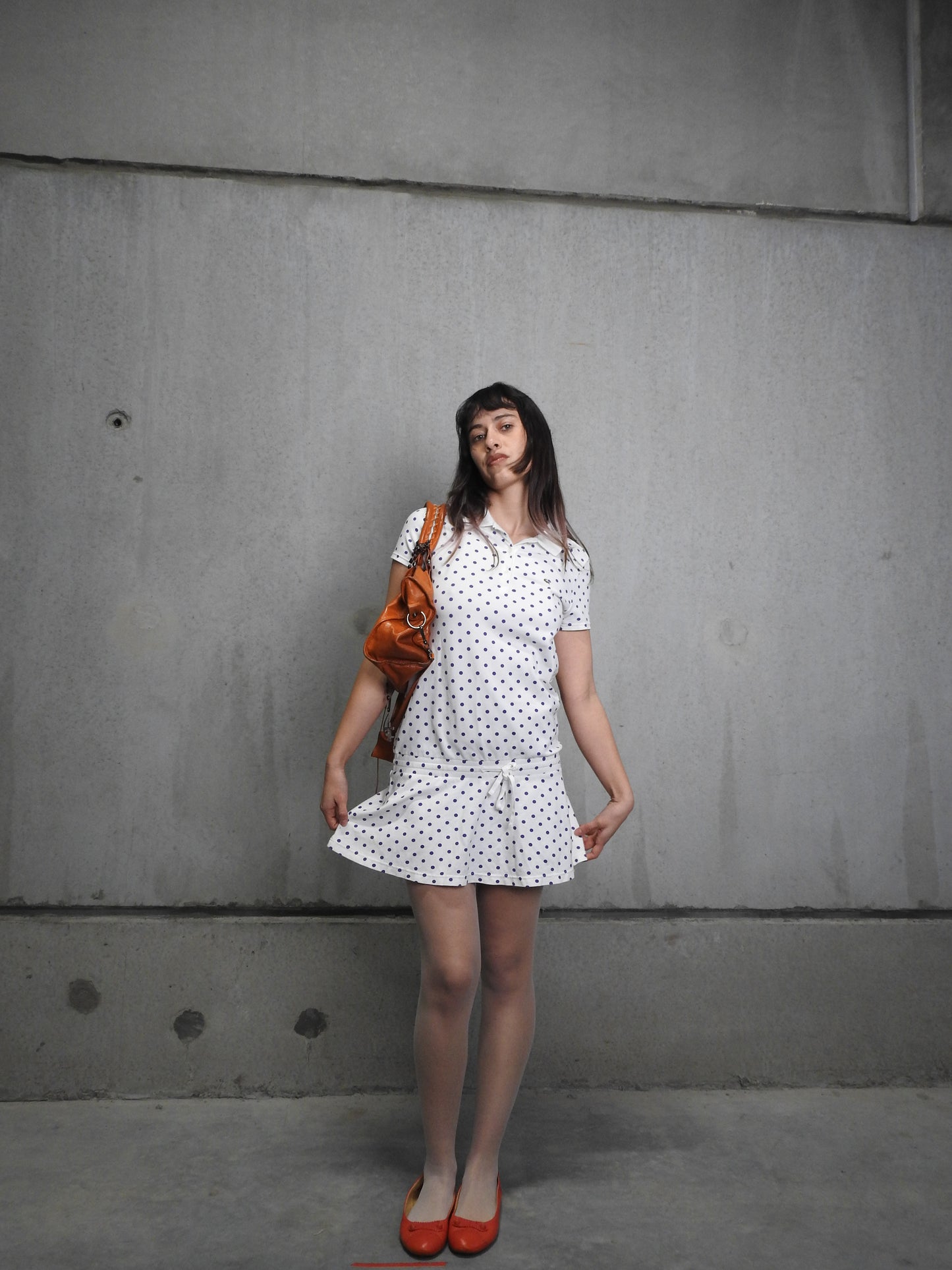 LACOSTE POLKA DRESS