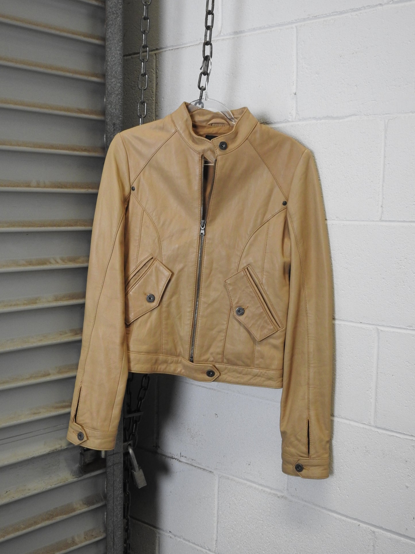 CALVIN KLEIN LEATHER JACKET