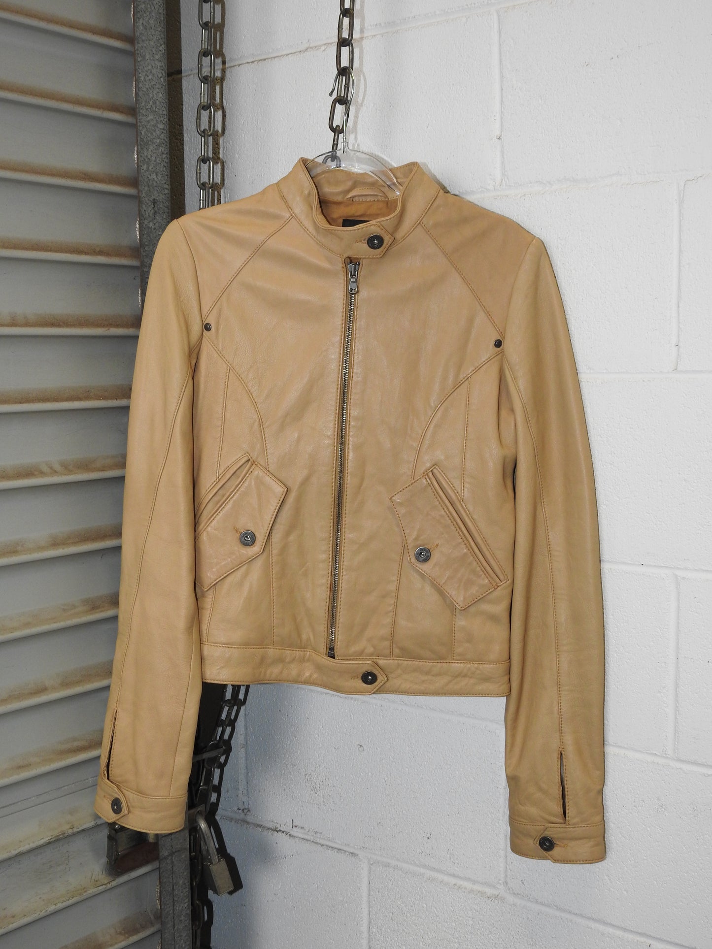 CALVIN KLEIN LEATHER JACKET