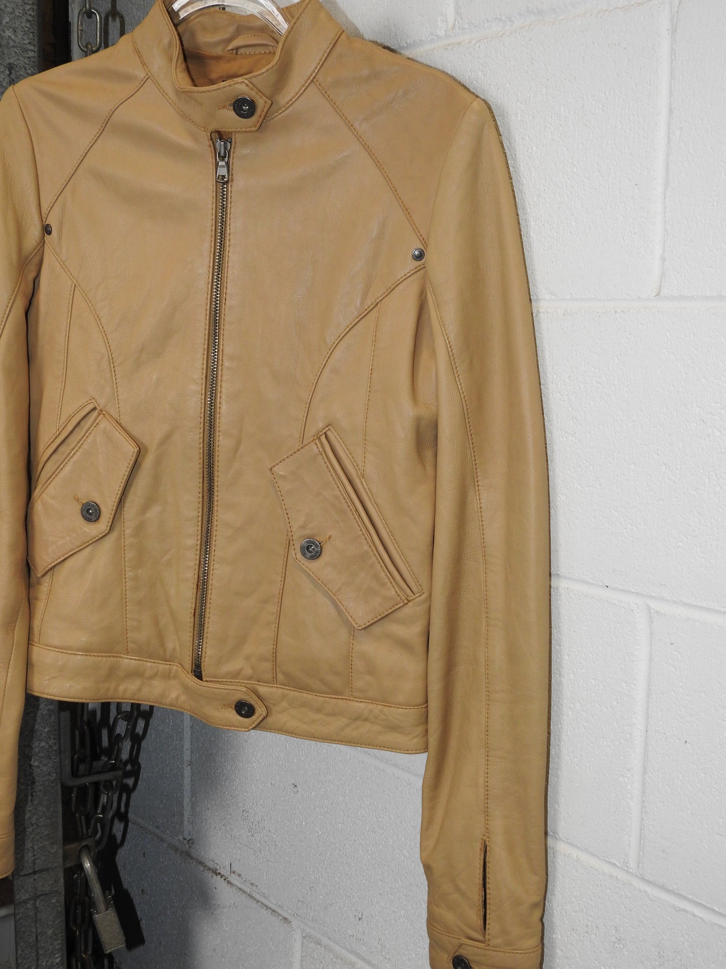 CALVIN KLEIN LEATHER JACKET