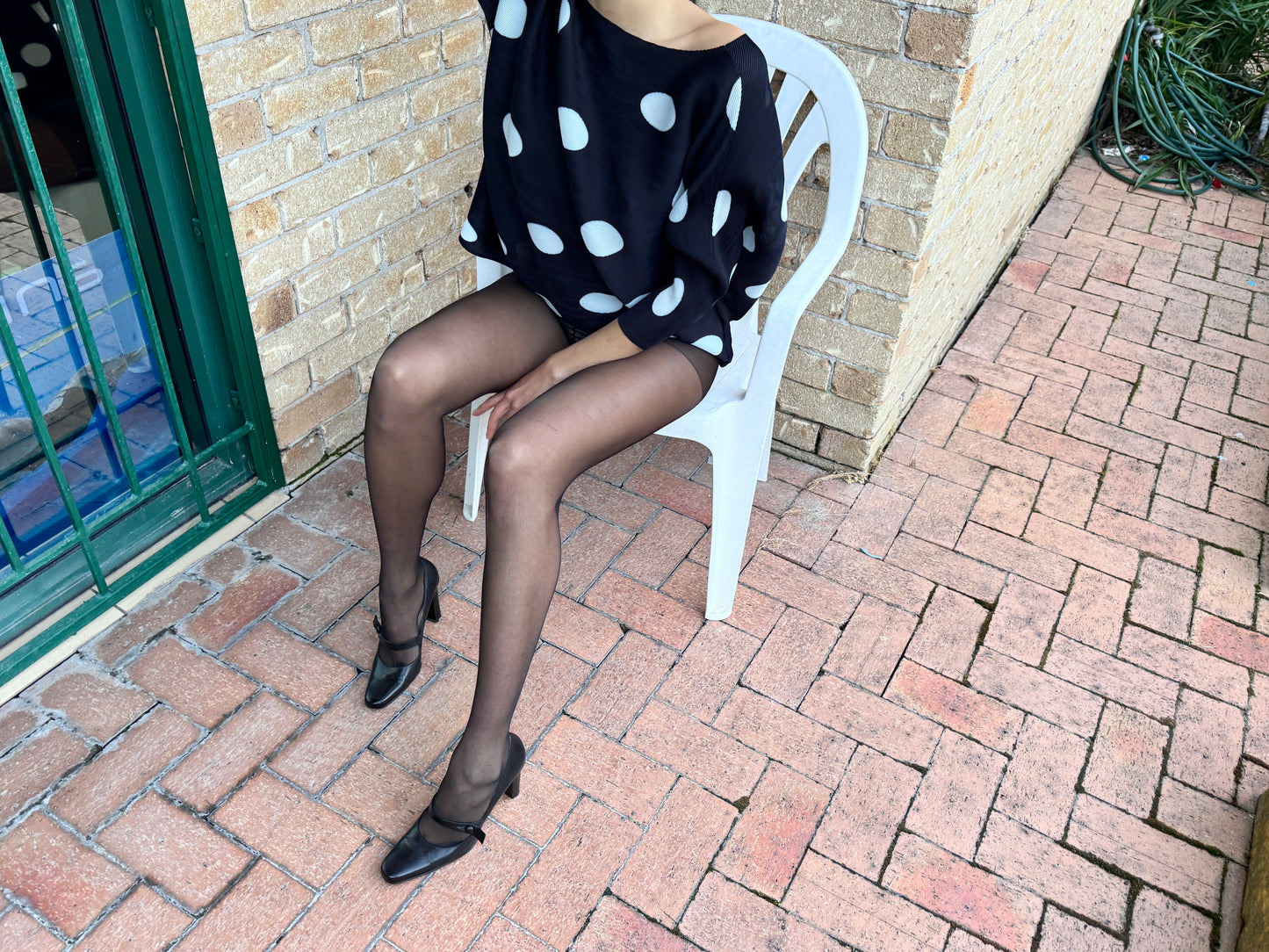 POLKA PLEATS TOP