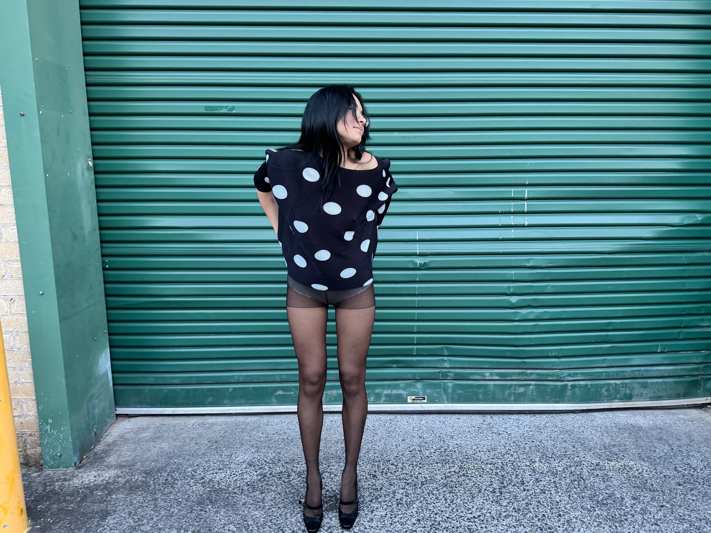 POLKA PLEATS TOP