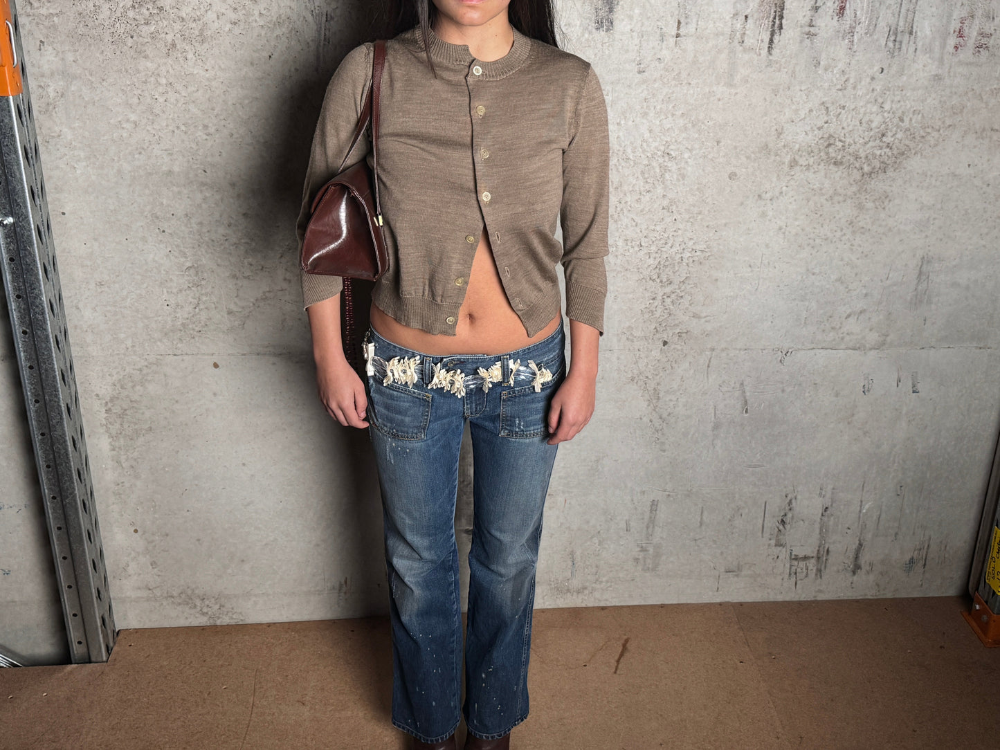 COMME DES GARÇONS TRICOT ASYMMETRIC CARDIGAN