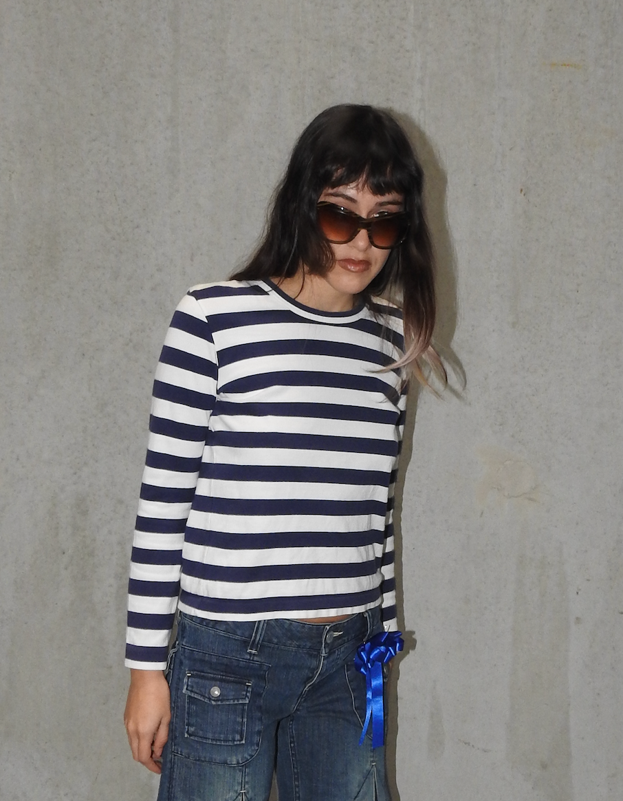 COMME DES GARCONS PINSTRIPE LONGSLEEVE