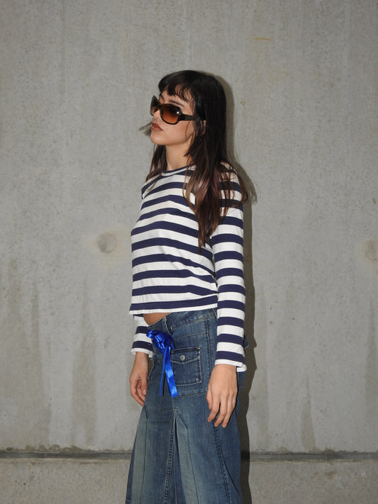 COMME DES GARCONS PINSTRIPE LONGSLEEVE