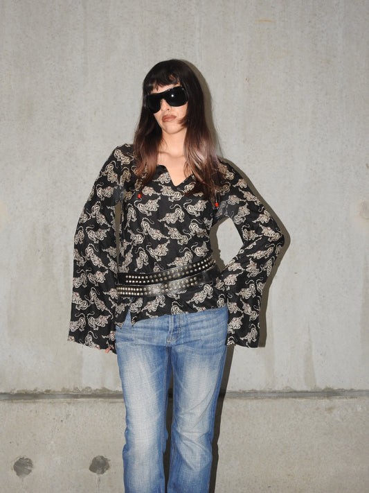 CHLOE TIGER BLOUSE