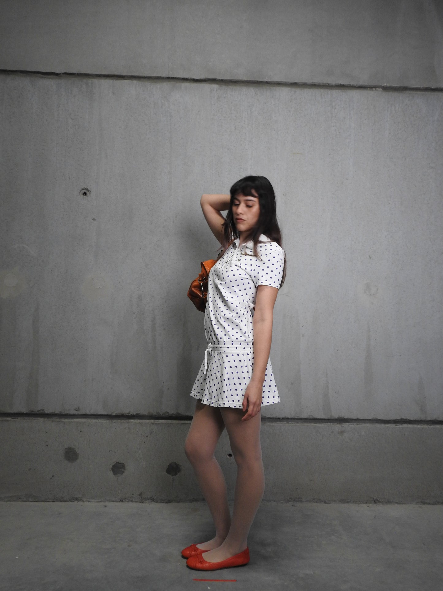 LACOSTE POLKA DRESS