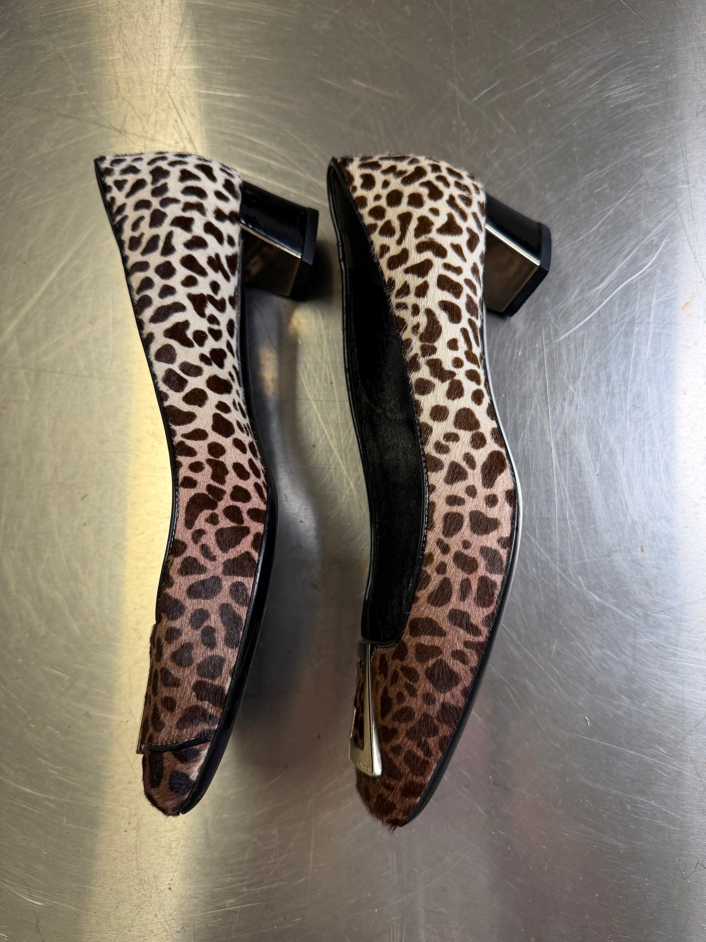 GUCCI LEOPARD PRINT COURT SHOE