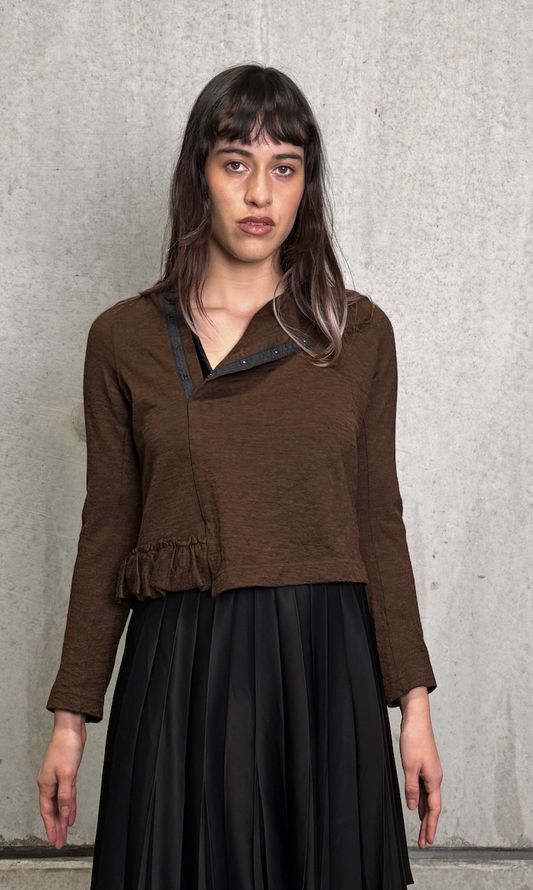 COMME DES GARÇONS RUFFLE CARDIGAN